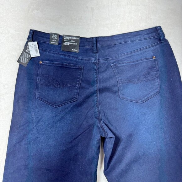 Reitmans R Jeans Women’s 33 Long Dark Wash Blue The Signature Boot Cut - Picture 14 of 16